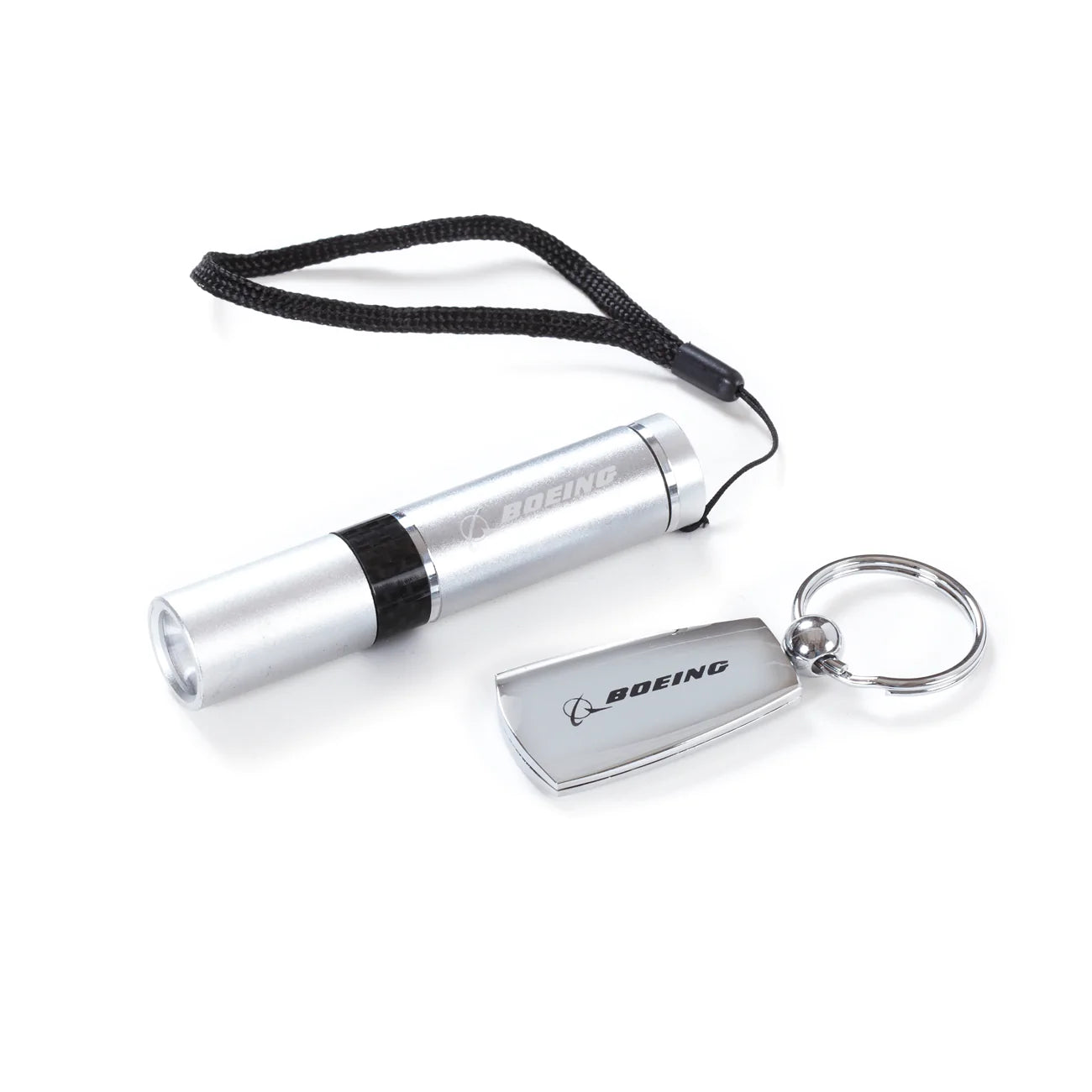 Boeing Carbon Fiber Keychain Gift Set