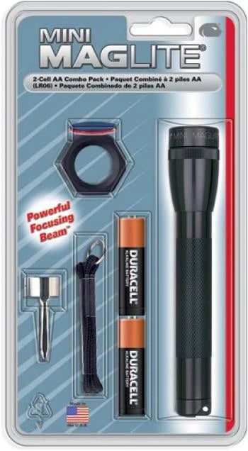 MINI MAGLITE AA COMBO PACK (RED FILTER)